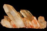 Tangerine Quartz Crystal Cluster - Madagascar #112787-1